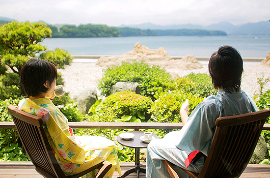 萩小町から望む日本海